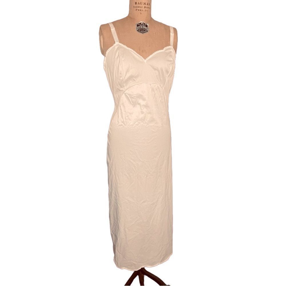 Vintage Maxi length white chemise - Komar